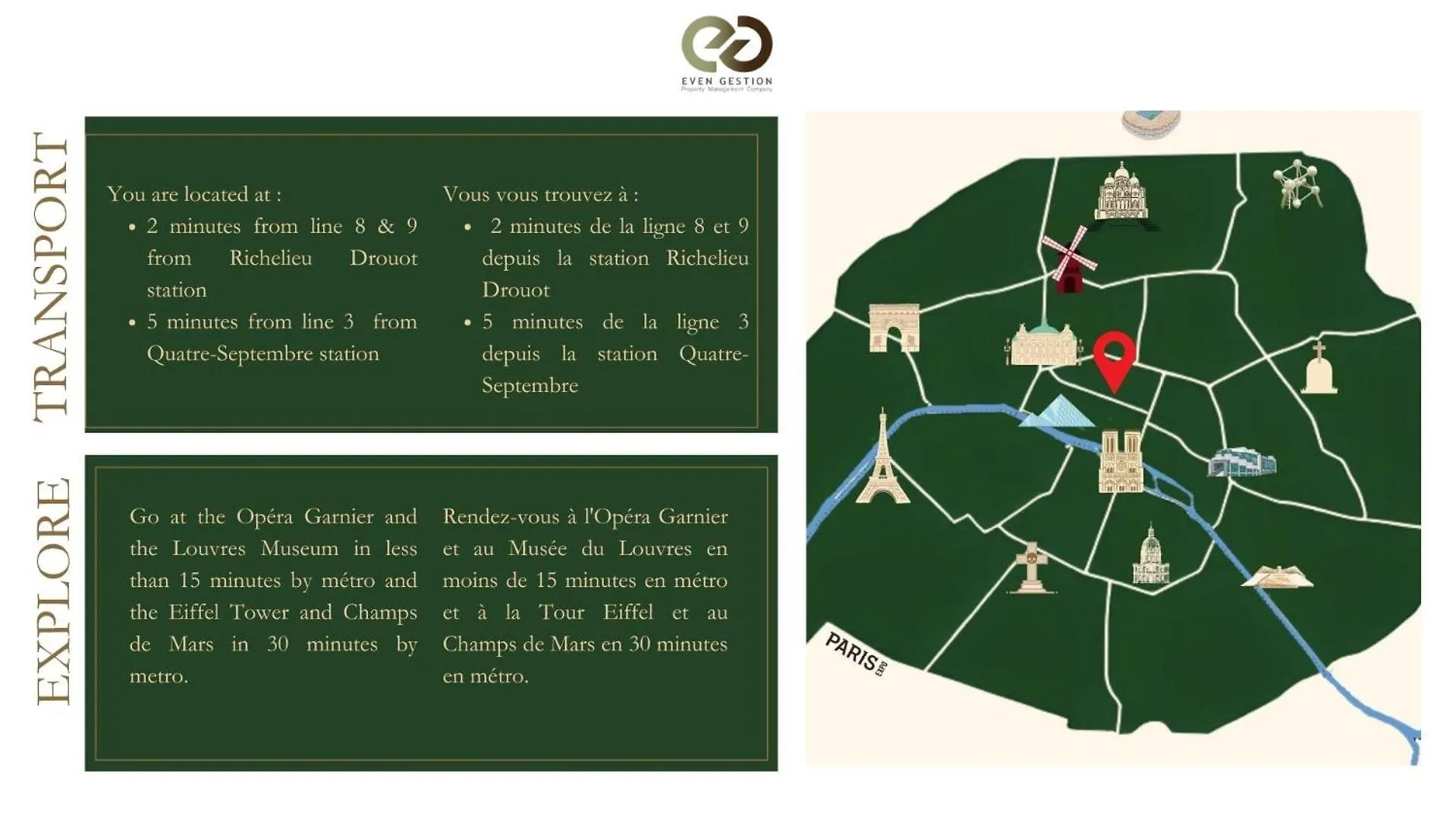Apartment 61#Opera#Studio#Louvre#Ac Paris